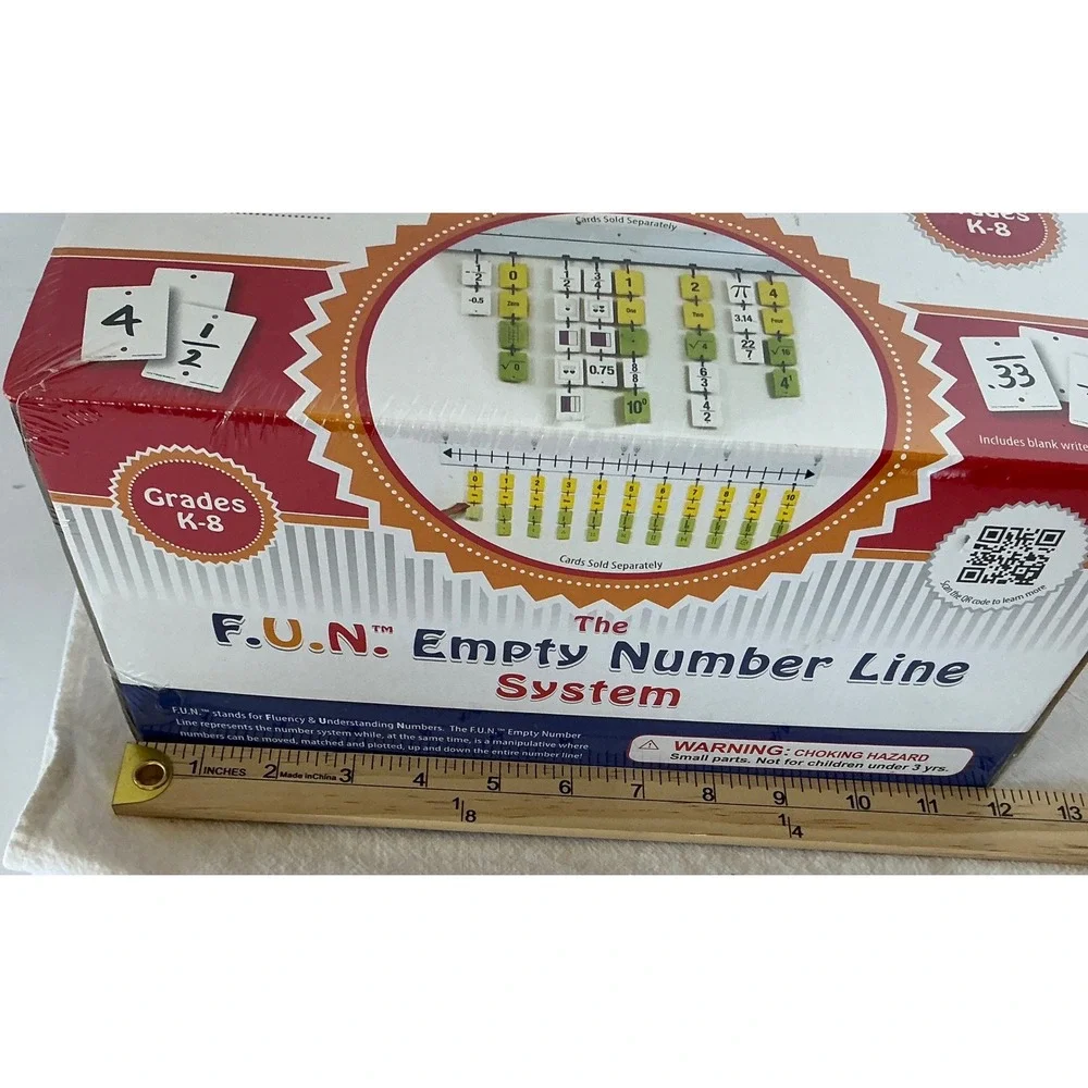 Learning Advantage F.U.N. Empty Number Line System Math Manipulative Grades‎ K-8